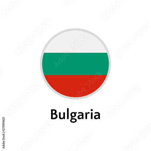 Free Download Bulgaria flag round flat icon, european country vector illustration - GFXLoad