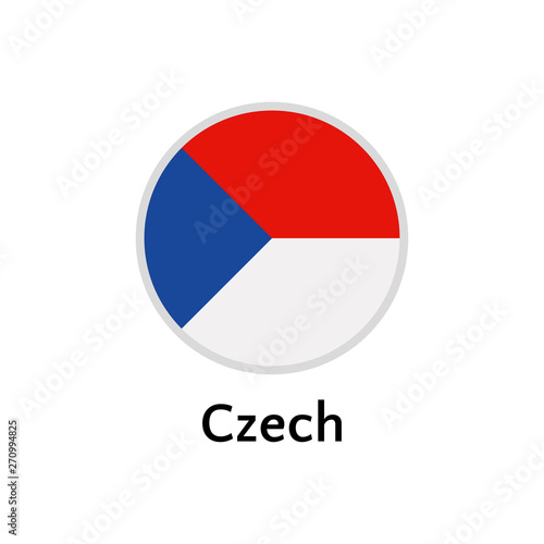 Czech flag round flat icon, european country vector illustration Free Download Czech flag round flat icon, european country vector illustration - GFXLoad