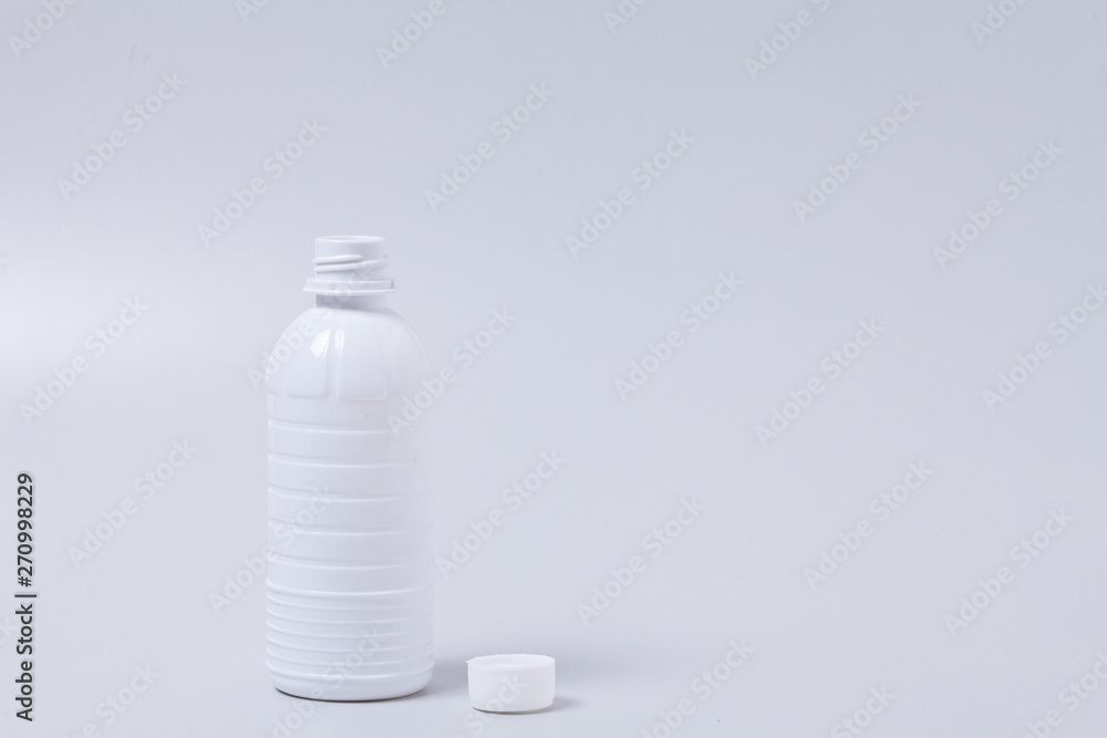 White medical bottle container White medical bottle container