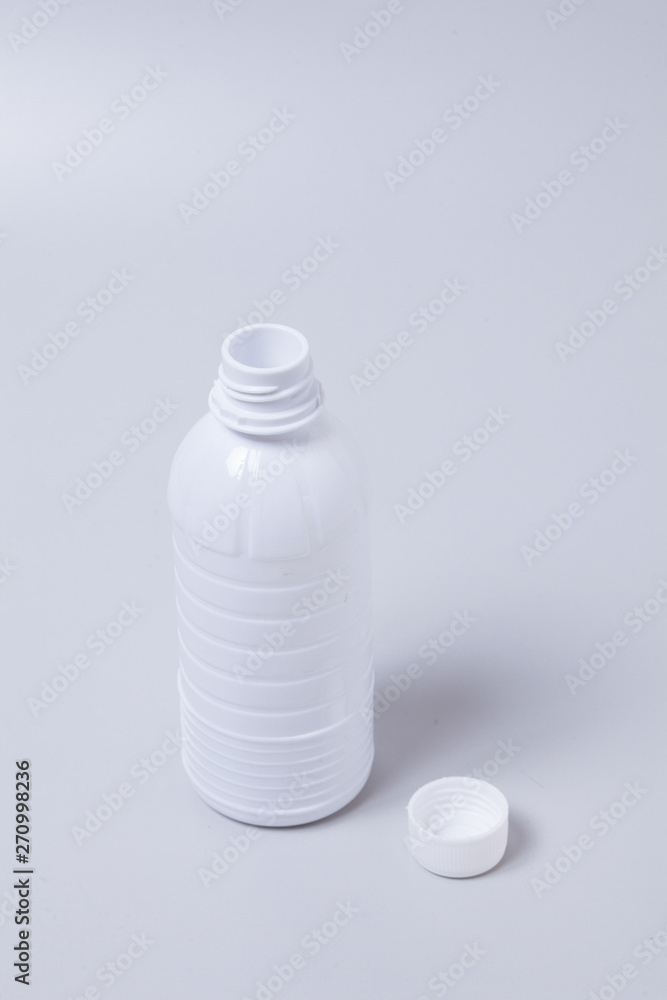 White medical bottle container White medical bottle container