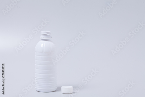 White medical bottle container 