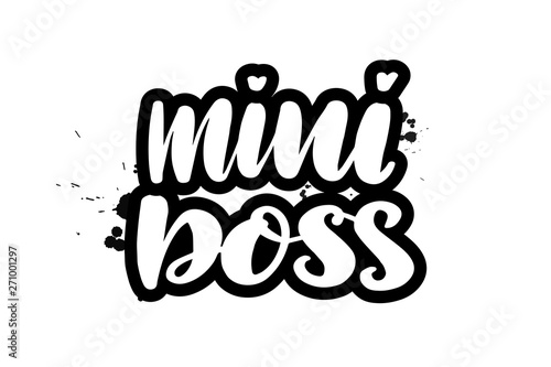 lettering mini boss