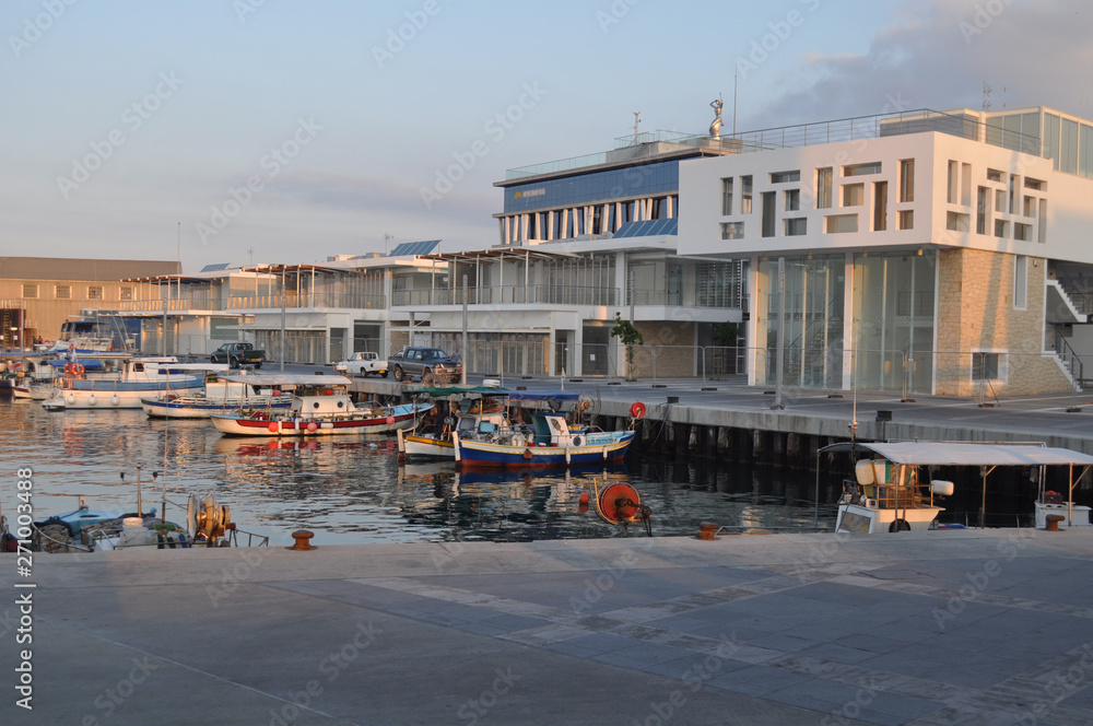 Obraz premium The beautiful Old Port Limassol in Cyprus