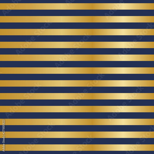 Horizontal Stripes Seamless Pattern - Simple bold horizontal stripes repeating pattern design