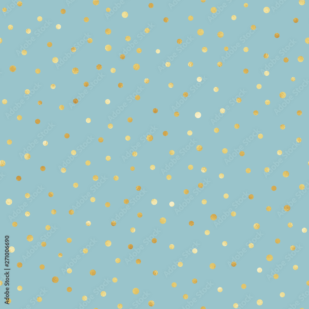 Gold Confetti Seamless Pattern - Festive gold confetti repeating pattern design Gold Confetti Seamless Pattern - Festive gold confetti repeating pattern design