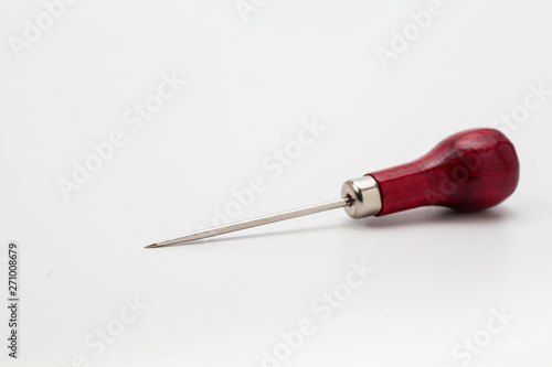 Photos Red Awl isolated on white background