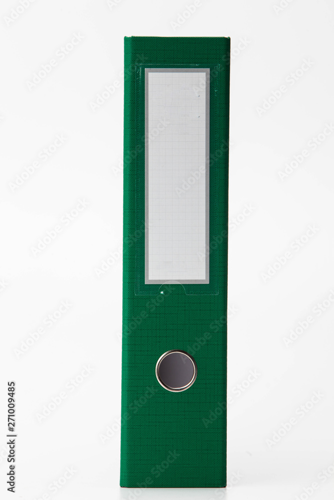Office ring binder folder isolated on white Office ring binder folder isolated on white