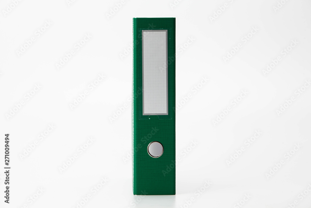 Office ring binder folder isolated on white Office ring binder folder isolated on white