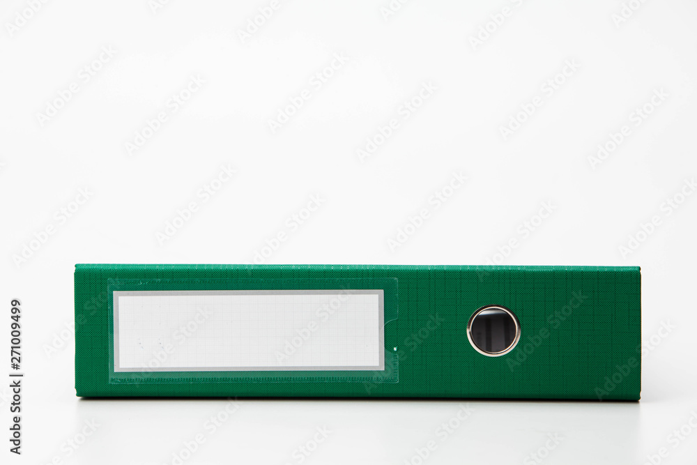 Office ring binder folder isolated on white Office ring binder folder isolated on white