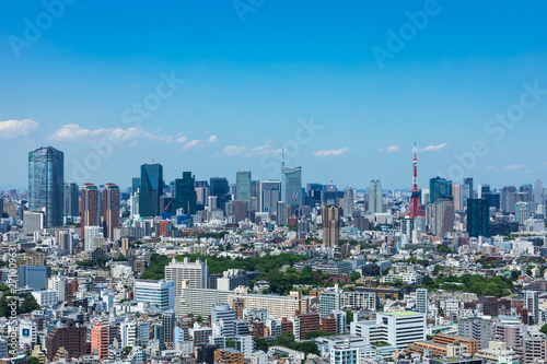 (東京都-都市風景)高層ビルラウンジから望む芝方面の風景４ © moarave