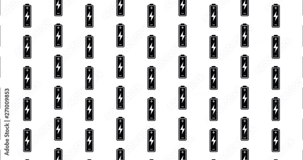Illustrated electronics batteries icon background video clip motion backdrop video in a seamless repeating loop. Black & white tech battery icon illustration background high definition motion clip Illustrated electronics batteries icon background video clip motion backdrop video in a seamless repeating loop. Black & white tech battery icon illustration background high definition motion clip