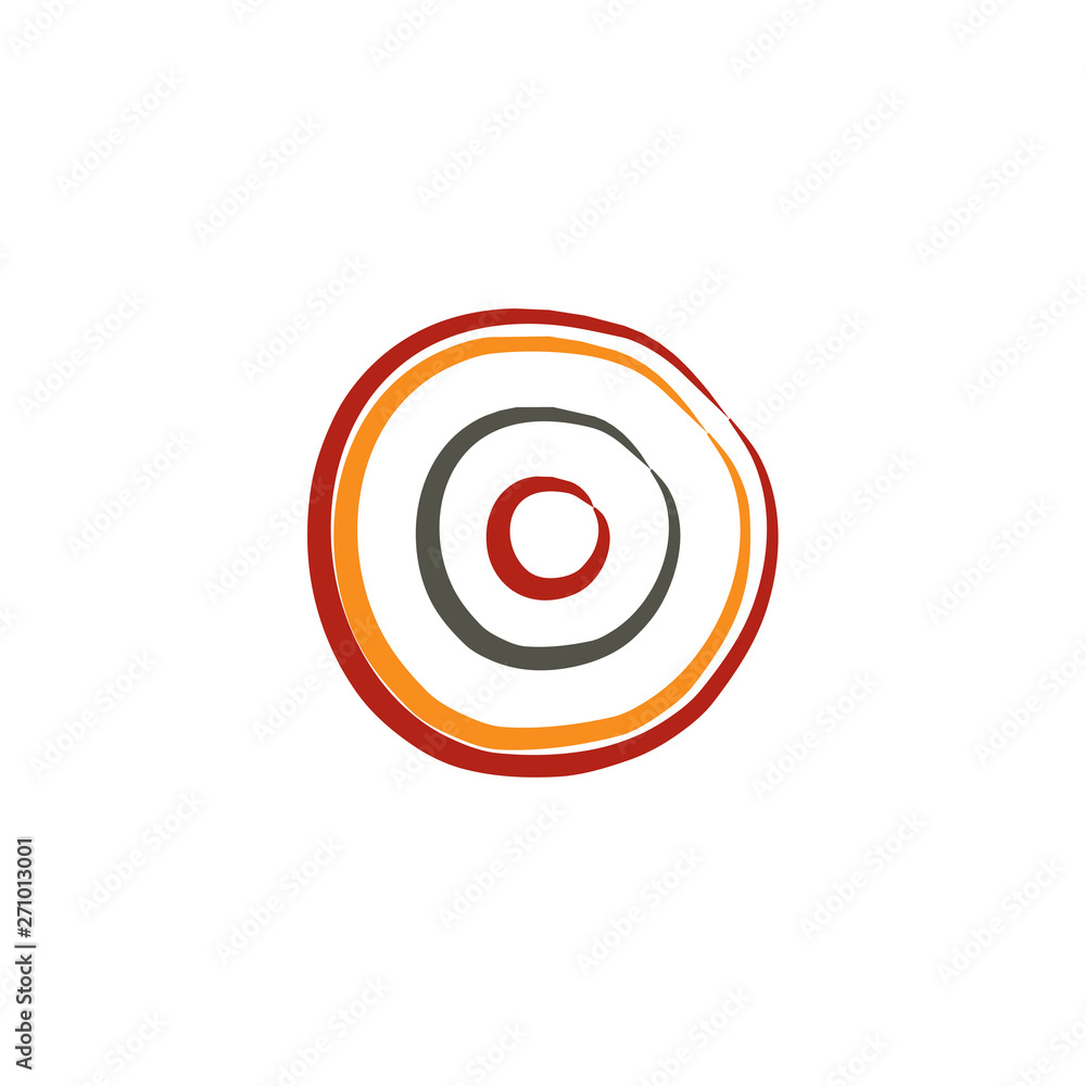 Aboriginal art logo design inspiration vector template Aboriginal art logo design inspiration vector template