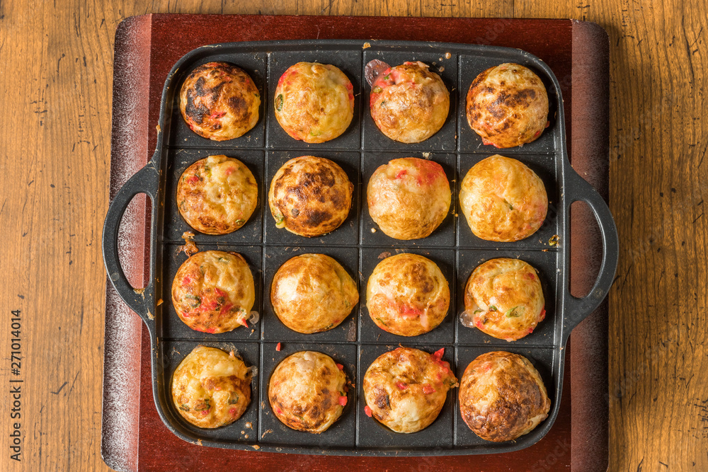 たこ焼き octopus dough balls Takoyaki japanese food Stock Photo Adobe Stock