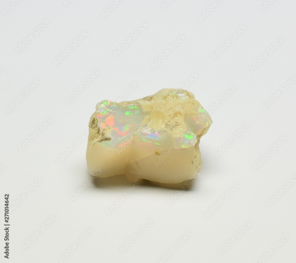 Opal from Ethiopia raw gemstone crystal Opal from Ethiopia raw gemstone crystal