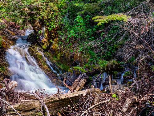 A Small Waterfall Deep in the Backcountry