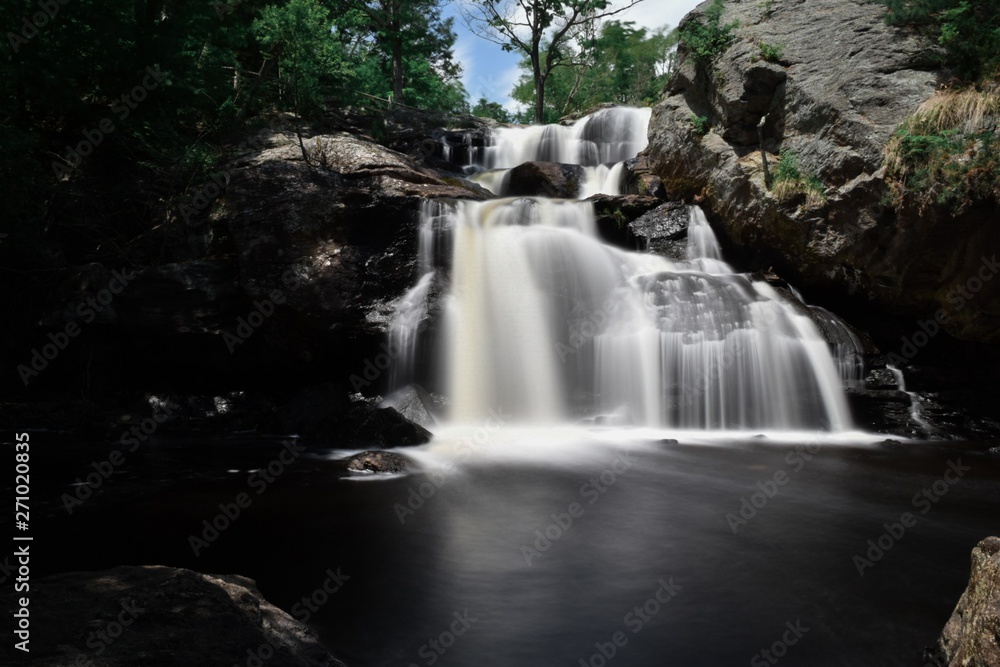 waterfall in forest waterfall in forest