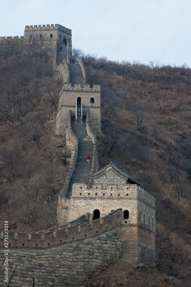 Φωτογραφία Mutianyu China,  view of the watchtowers on the Great Wall of China