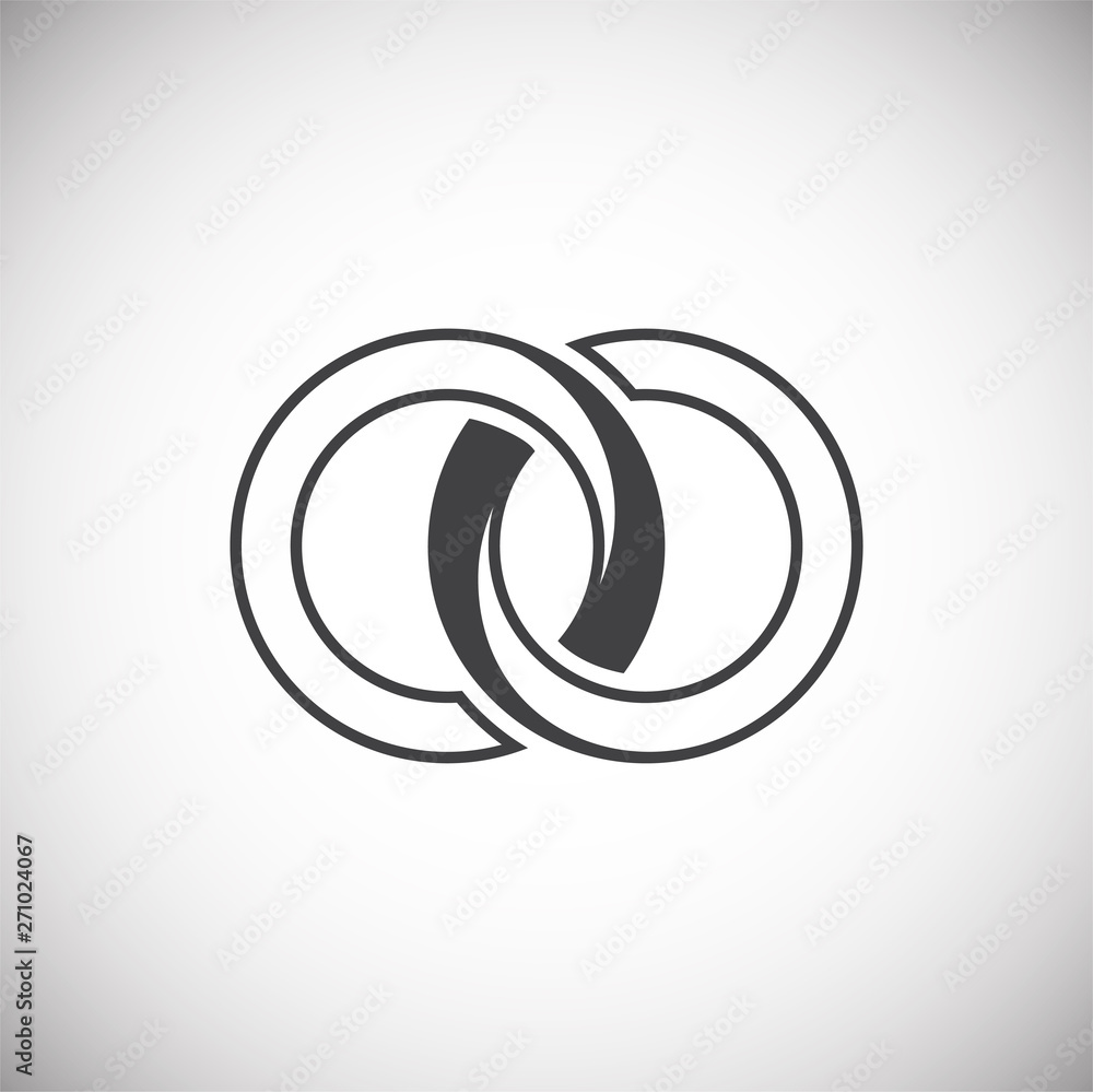 Wedding ring icon on background for graphic and web design. Simple illustration. Internet concept symbol for website button or mobile app. Wedding ring icon on background for graphic and web design. Simple illustration. Internet concept symbol for website button or mobile app.