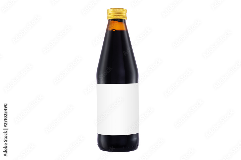 Juice organic smoothie in a bottle isolated with clipping path on white Juice organic smoothie in a bottle isolated with clipping path on white
