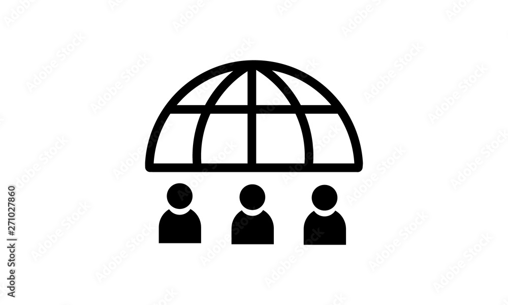 Business conference icon for meetings, seminars, and corporate events Business conference icon for meetings, seminars, and corporate events