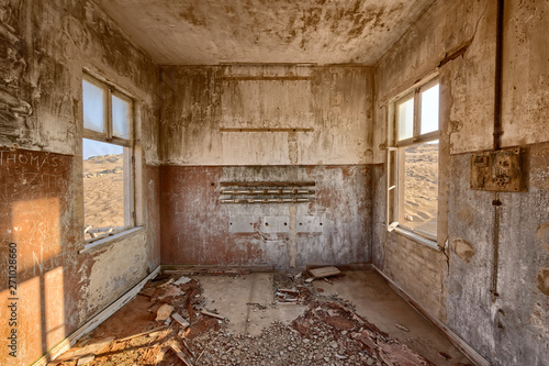 Room in a deserted building  Namibia