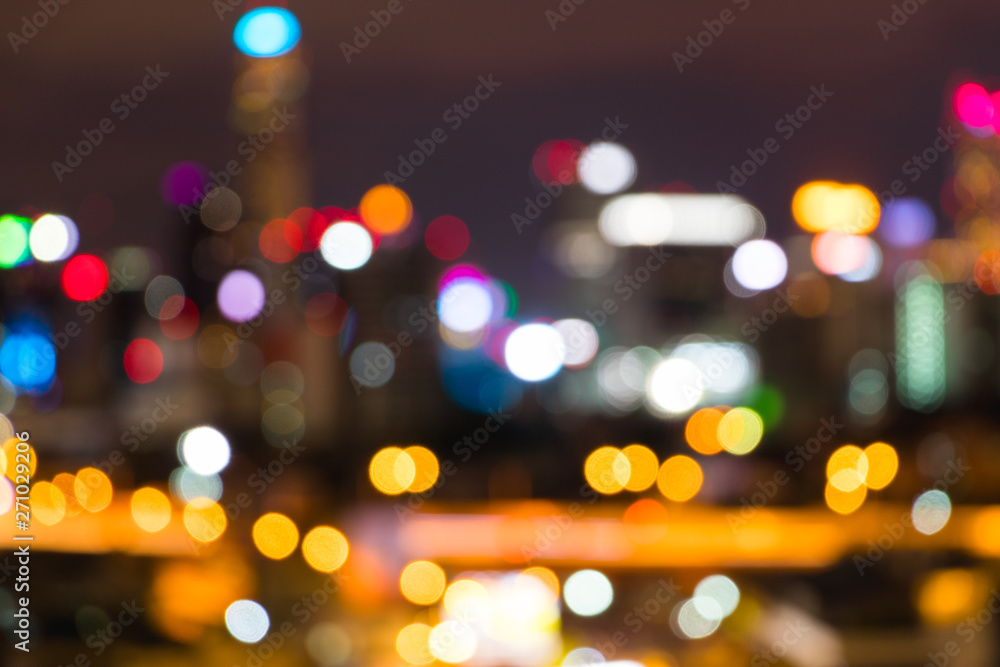 Bokeh blur at night light background, Blur landscape, Blur Spot lighting, city backdrop. Bokeh blur at night light background, Blur landscape, Blur Spot lighting, city backdrop.