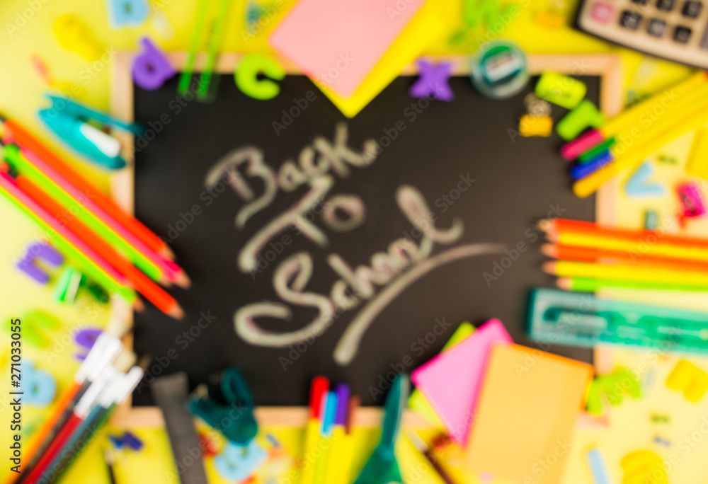 Back to School blur background Back to School blur background
