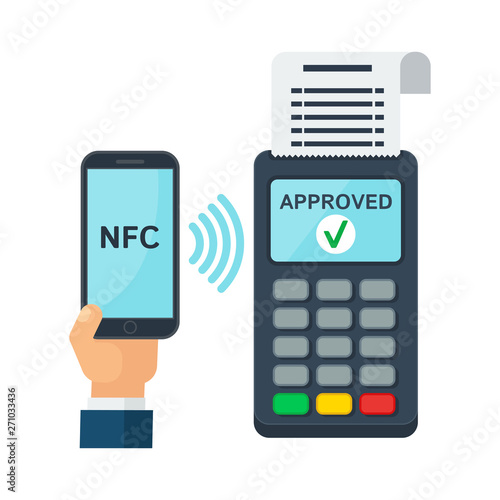 Contactless payment using RFID or NFC technology