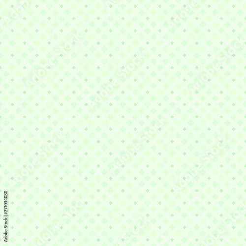 Green diamond pattern. Seamless vector background
