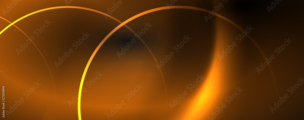 Dark abstract background with bright color neon lights and lines. Glowing background Dark abstract background with bright color neon lights and lines. Glowing background