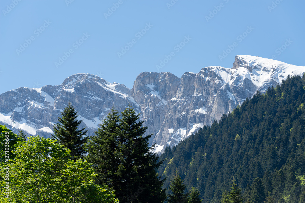 Marguareis Group, Pesio valley, Natural park of the Marguareis massif, boundary between Italy and France