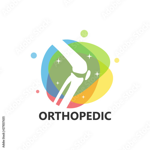 Orthopedic Logo Template Design Vector, Emblem, Design Concept, Creative Symbol, Icon