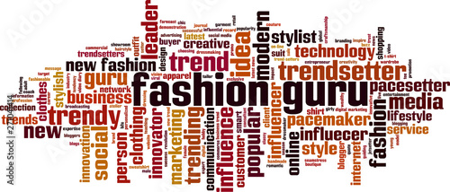 Fashion guru word cloud