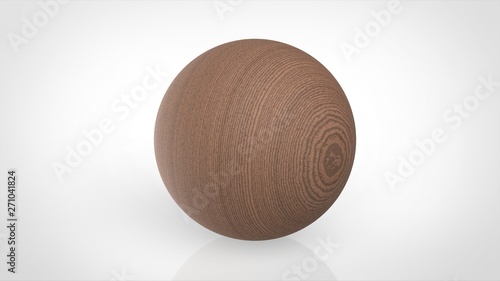 木目素材　ダーク　球