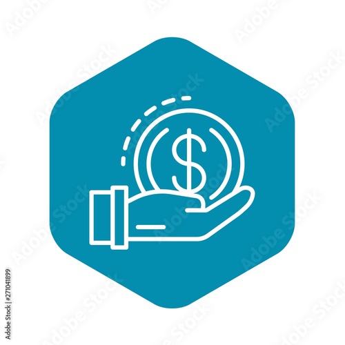 Bribery money fraud icon. Outline bribery money fraud vector icon for web design isolated on white background