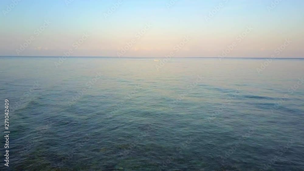 Aerial: Stunning Ocean at Sunrise - Gili Islands, Bali Aerial: Stunning Ocean at Sunrise - Gili Islands, Bali