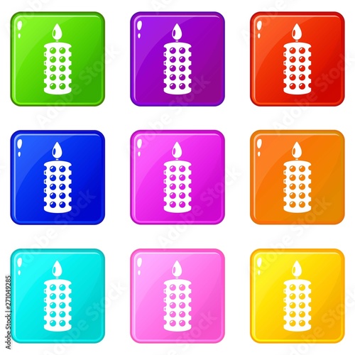 Candle ceremony icon. Simple illustration of candle ceremony vector icon for web