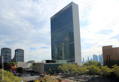 UN, United Nations, New York City, New York, USA photo