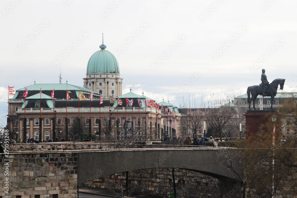 Fototapeta premium Buda Castle, Budapest, Hungary 