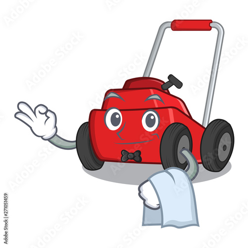 Waiter lawnmower toys in the character shape