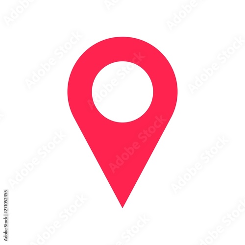 Free Download Pin vector, Social media flat style icon - GFXLoad