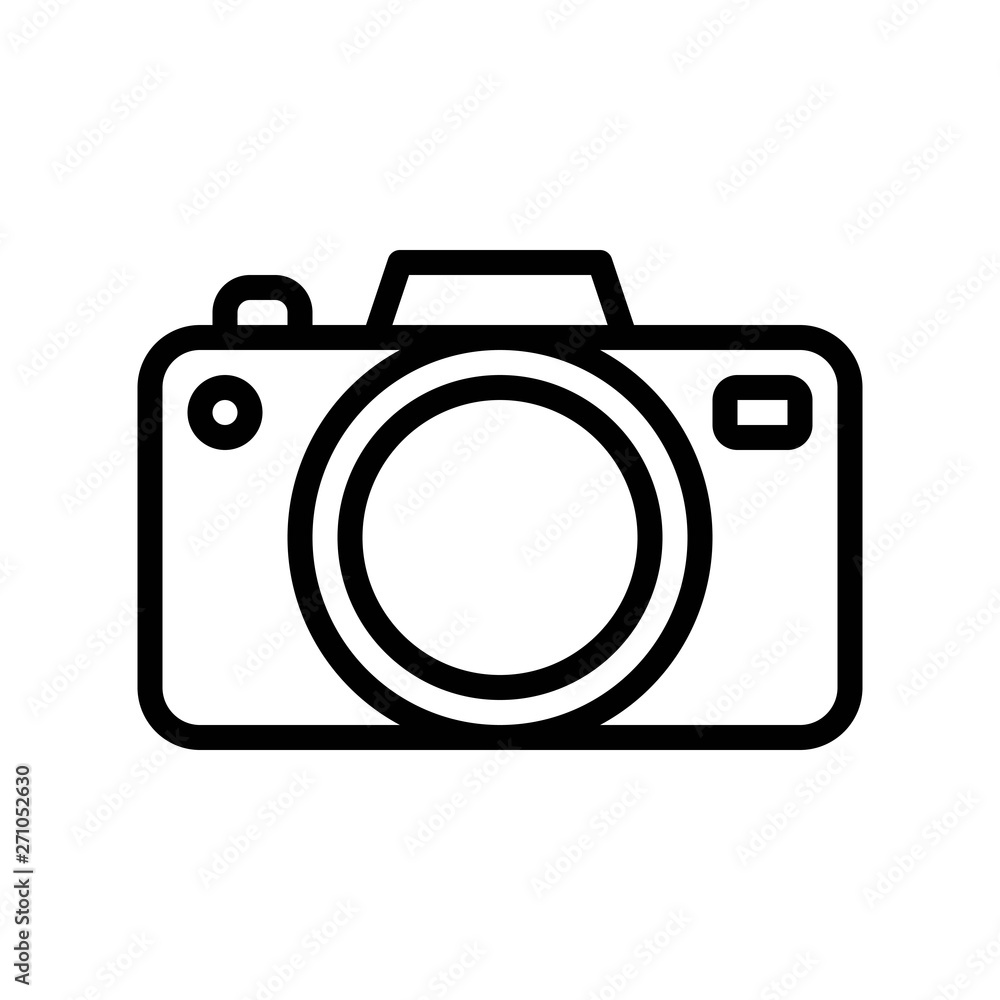Camera vector, Social media line style icon Camera vector, Social media line style icon