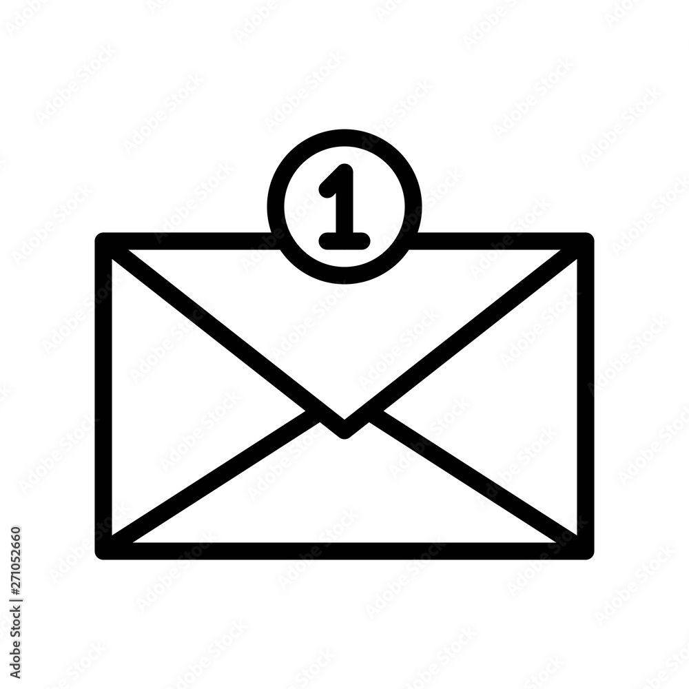 Email vector, Social media line style icon Email vector, Social media line style icon