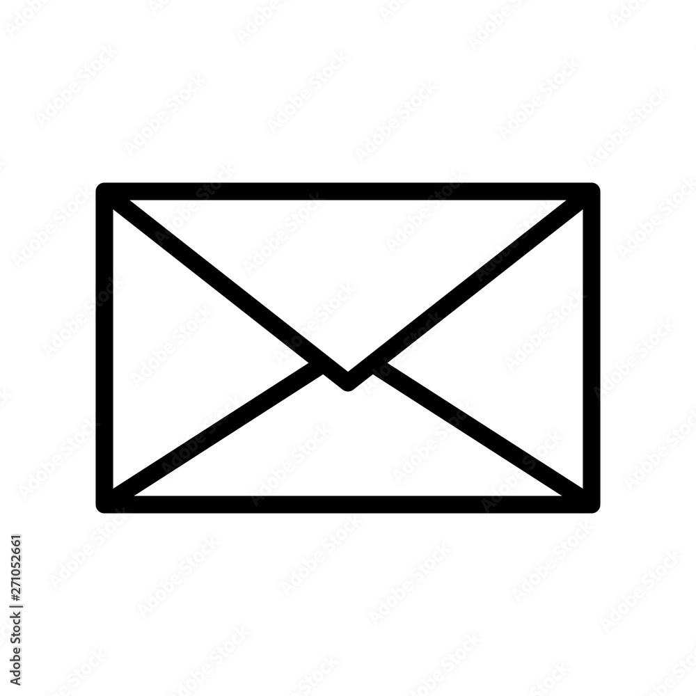 Email vector, Social media line style icon Email vector, Social media line style icon