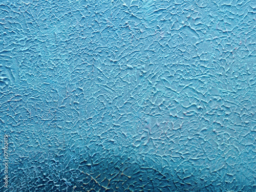 blue cement wall background and texture.