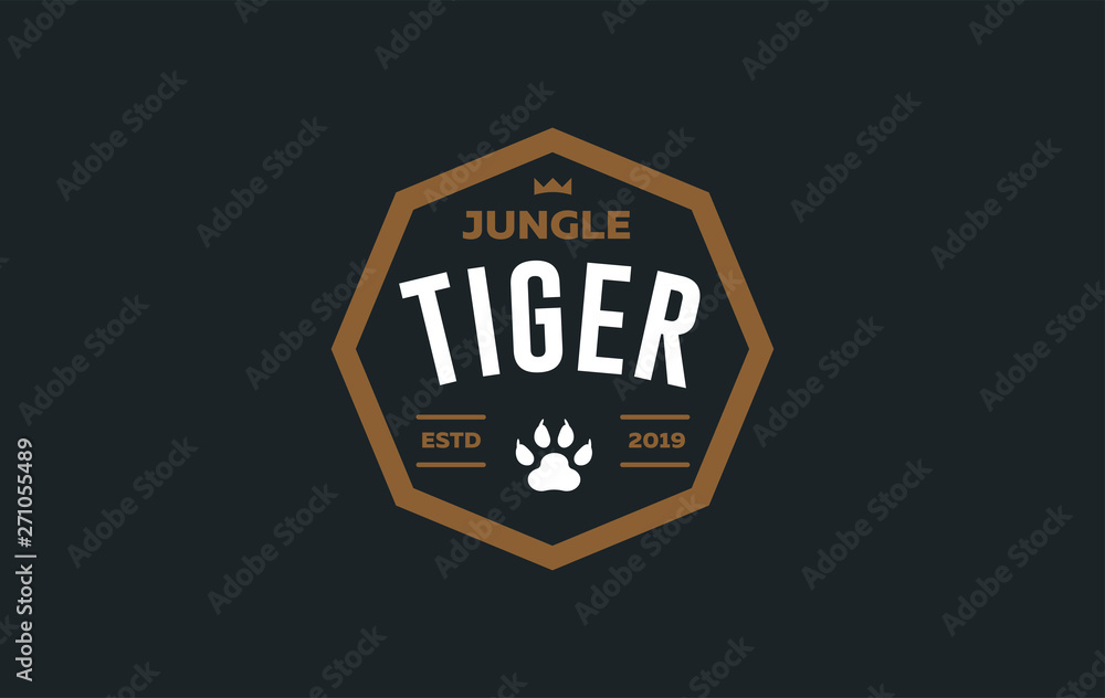 The image of a tiger The image of a tiger