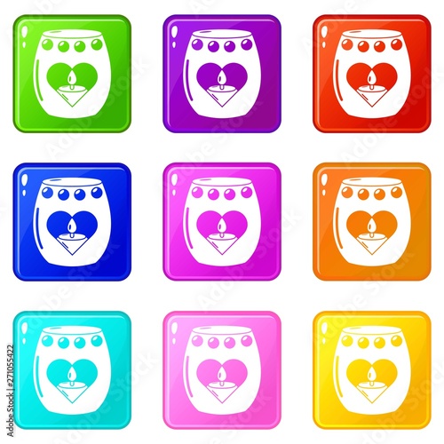 Candle passion icon. Simple illustration of candle passion vector icon for web