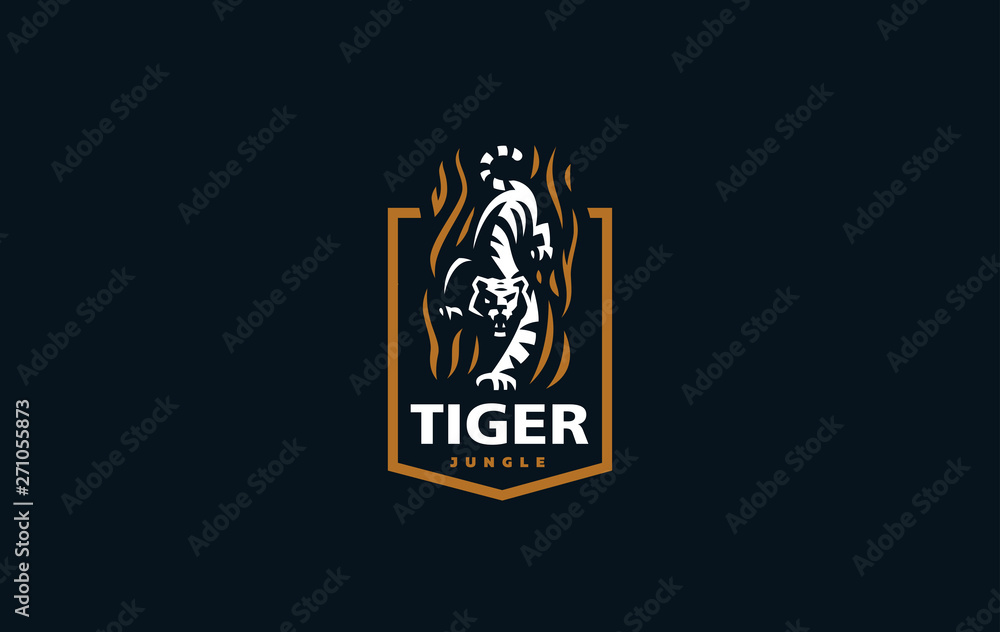 The image of a tiger