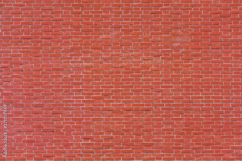 Red brick wall as texture, background Red brick wall as texture, background