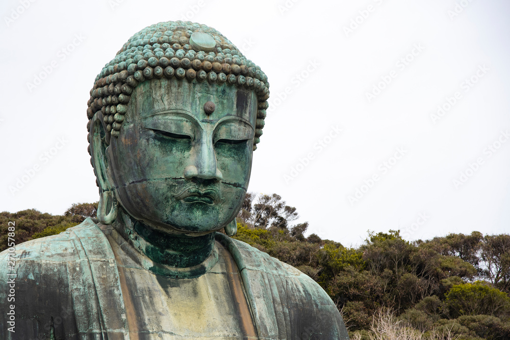 The great bronze buddha sculpture, Kamakura, tokyo, japan The great bronze buddha sculpture, Kamakura, tokyo, japan
